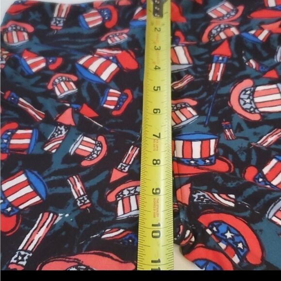 LULAROE AMERICANA AMERICAN USA TRUMP BIDEN ELECTION DAY red white blue LEGGINGS - Picture 3 of 9